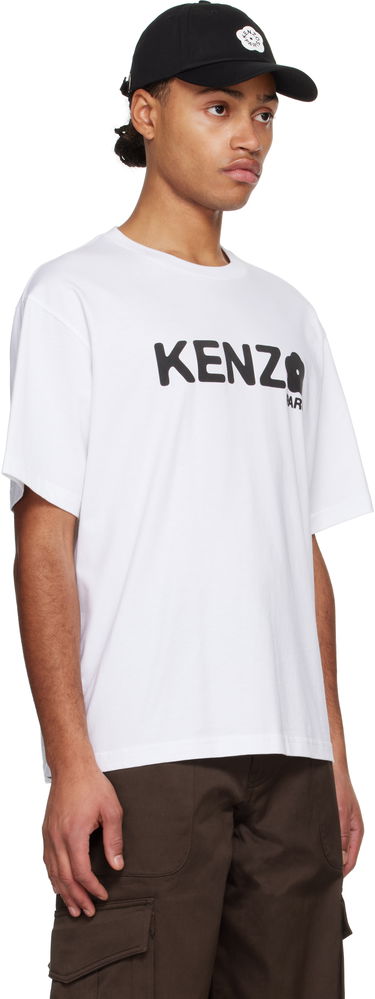 T-paita KENZO Oversize T-Shirt With Graphic Print Valkoinen | FF55TS4914SG, 1