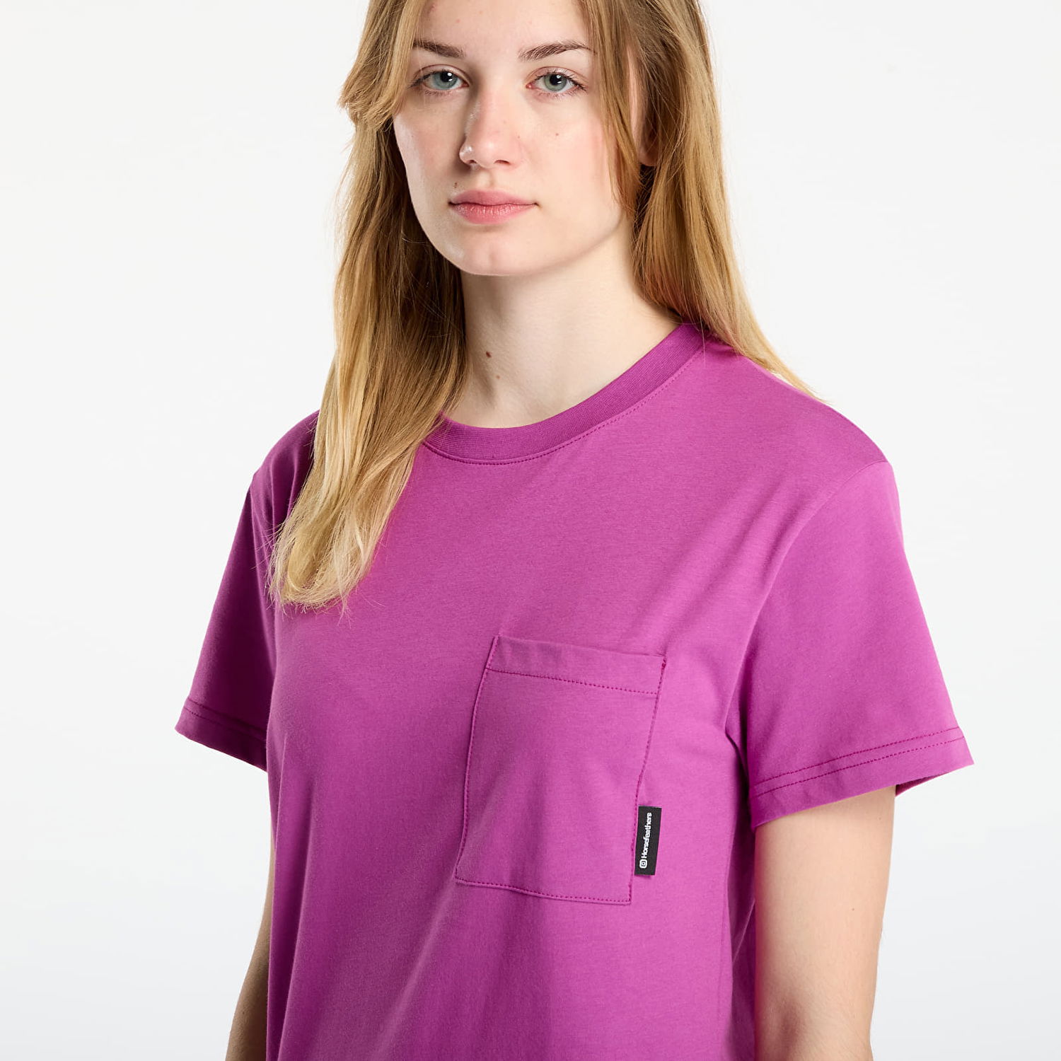 T-paita Horsefeathers T-Shirt Pyper Top with Pocket Violetti | SW957B, 1