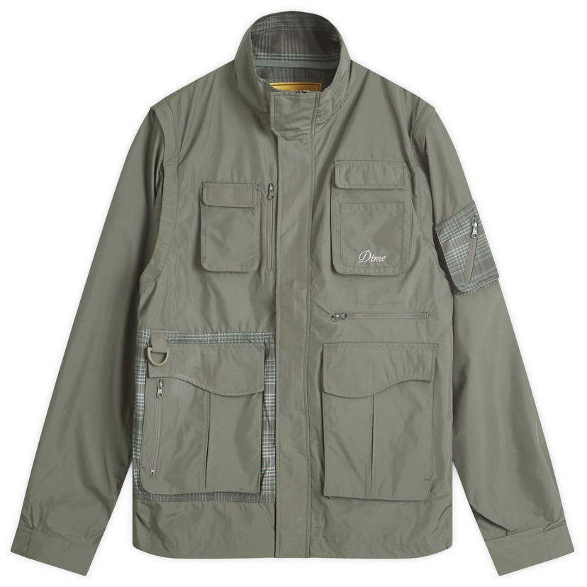 Takki Dime Zip-Off Fishing Jacket Vihreä | DIMEFA241OLI
