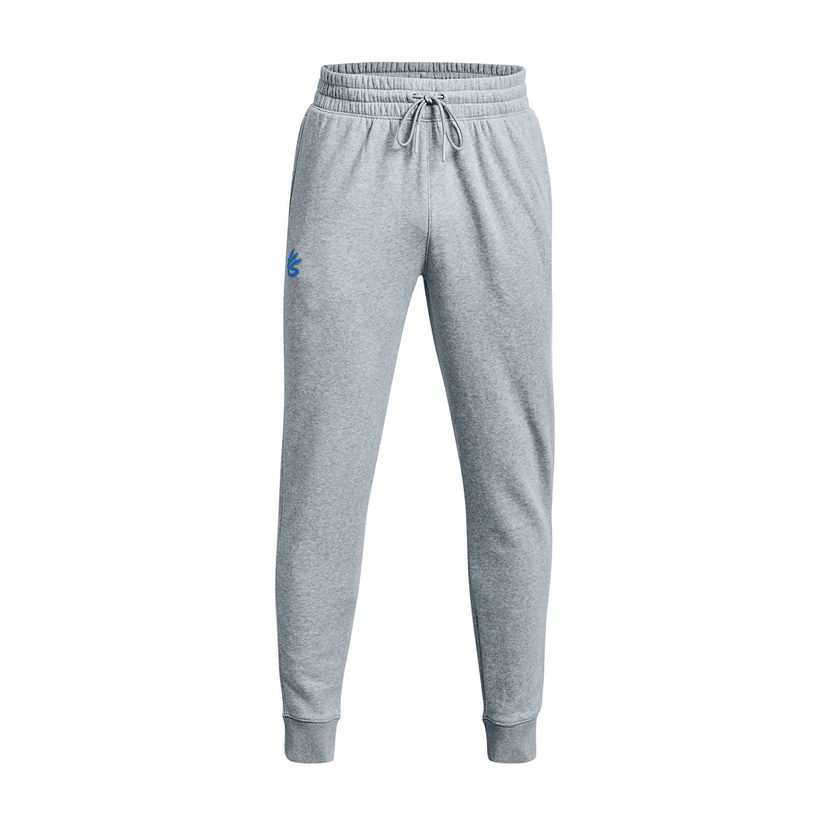 Verryttelyhousut Under Armour Curry Fleece Sweatpants Blue Harmaa | 1374299-465