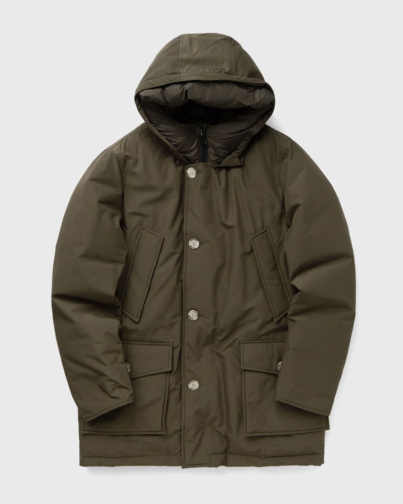 Parka WOOLRICH Arctic Parka with Button Closure and Attached Hood Vihreä | CFWOOU0483MRUT0001-DAG