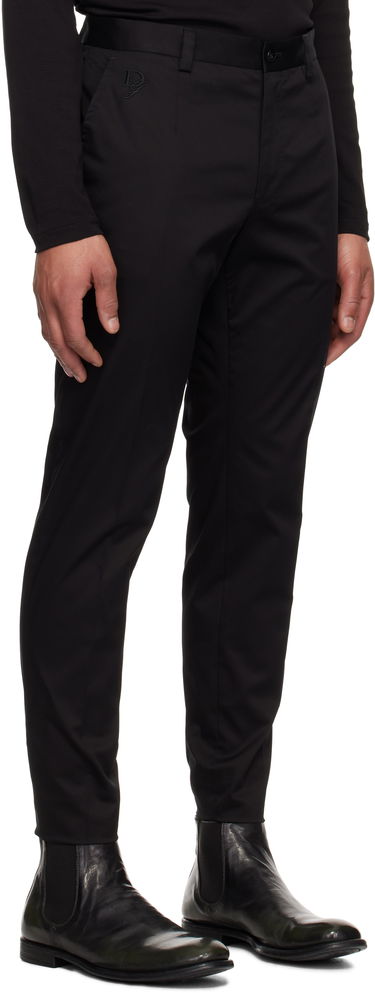 Housut Dolce & Gabbana Dolce&Gabbana Twill Trousers Musta | GY6IEZGJ090, 1