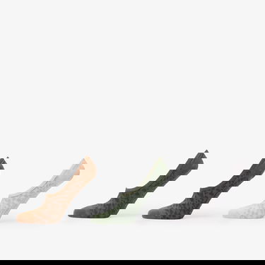 Sukat Vans Fuego Canoodle Leopard Print No-Show Socks 3-Pack Vihreä | VN000QBFEN61, 0