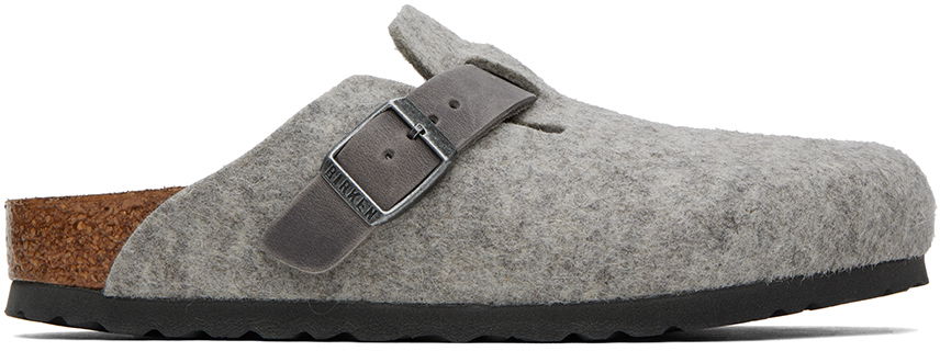 Tennarit ja kengät Birkenstock Regular Boston Loafers "Gray" Harmaa | 1026163, 0