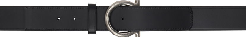 Vyöt FERRAGAMO Salvatore Ferragamo Fixed Gancini Buckle Belt Musta | 771013
