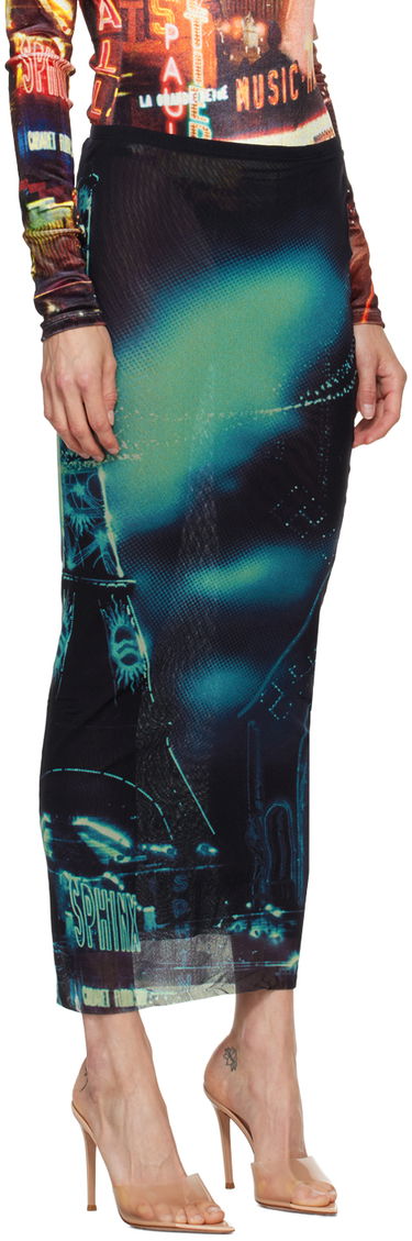 Hame Jean Paul Gaultier Jean Paul Gaultier 'The Pigalle' Print Maxi Skirt Monivärinen | 24/30-F-JU119-T552-59560100, 1