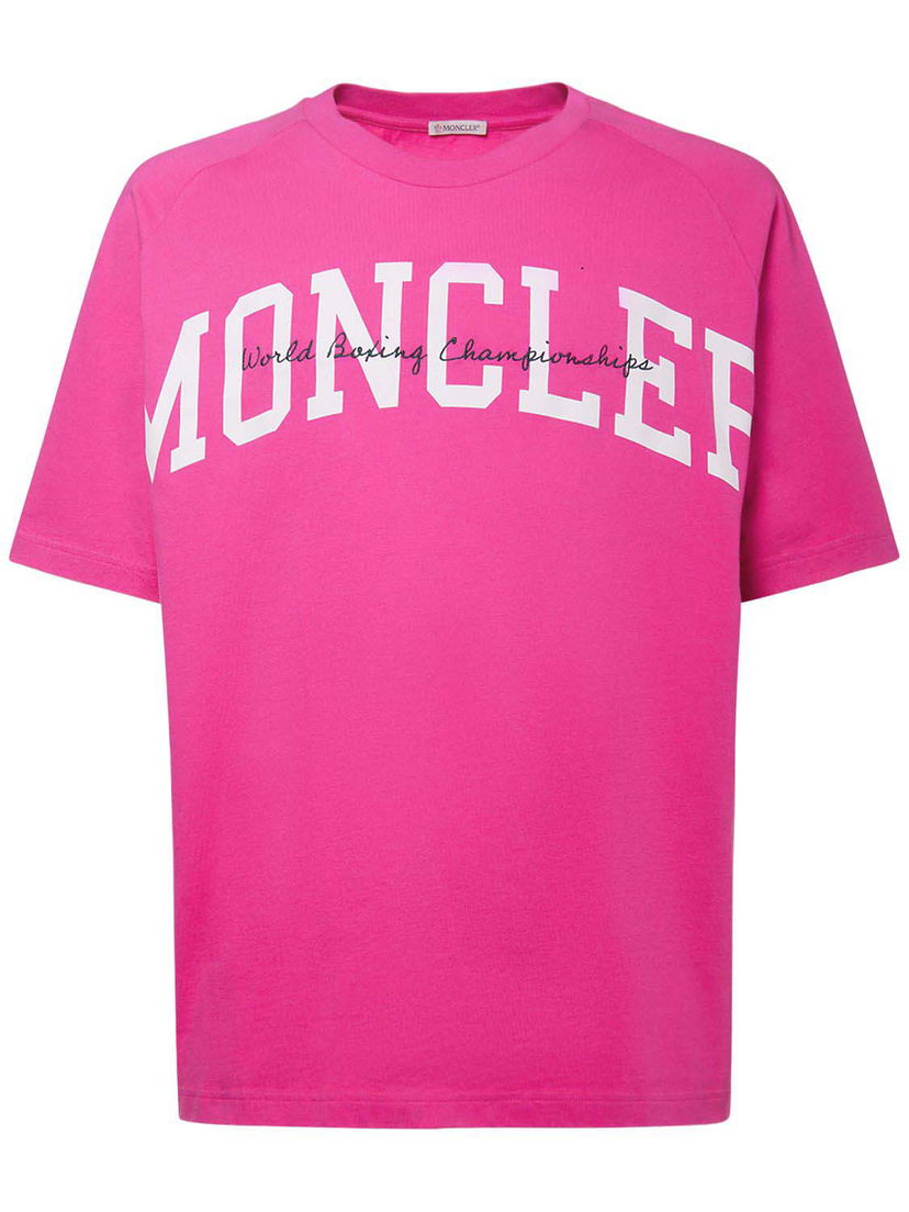 T-paita Moncler Logo T-Shirt Vaaleanpunainen | I20918C000248390T549