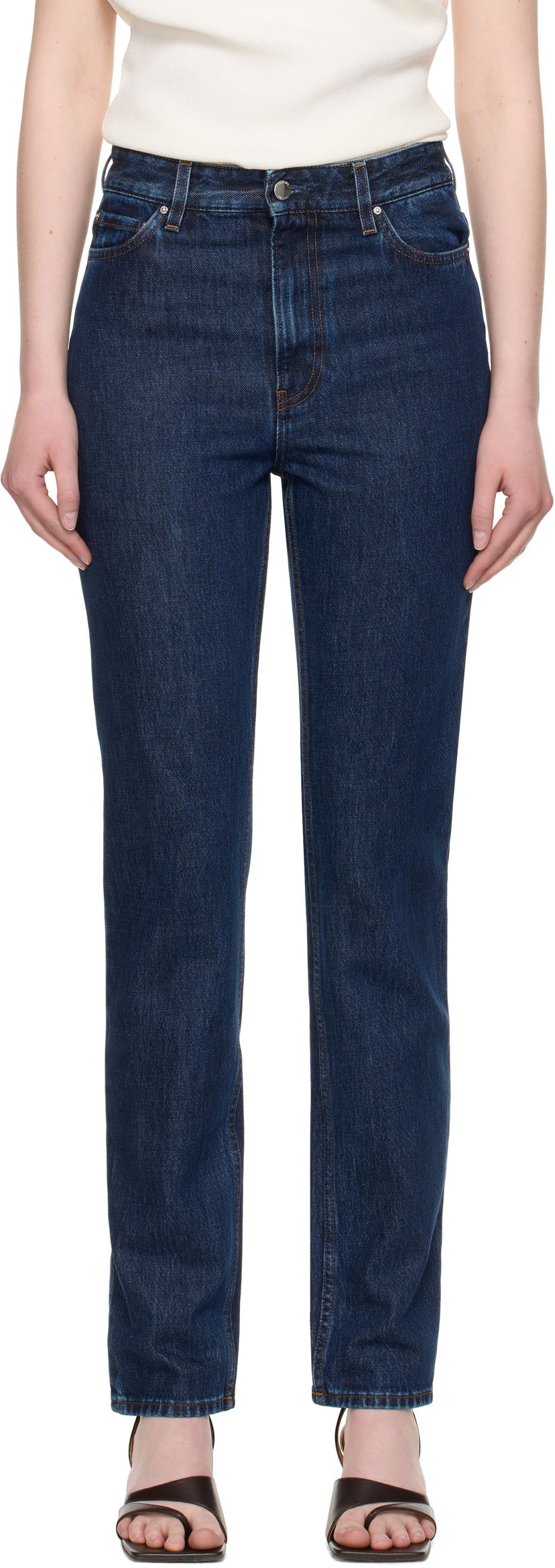 Jeans TOTEME High Slim Jeans Sininen | 252-WRB0271-FB0045