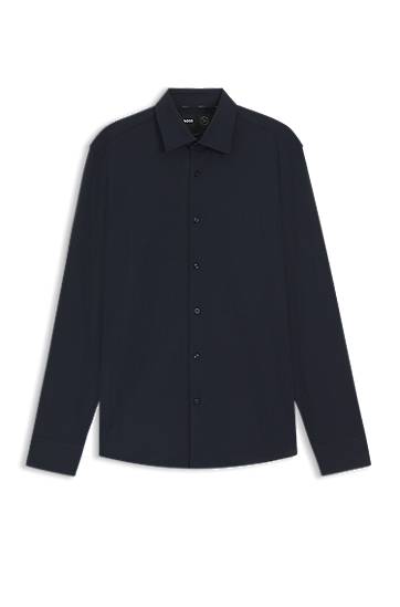 Paita BOSS Slim Fit Performance Stretch Jersey Shirt Tummansininen | 50545163