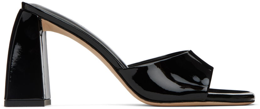 Tennarit ja kengät BY FAR Michele Patent Leather Heeled Sandals Musta | 22FWMICHMBLP