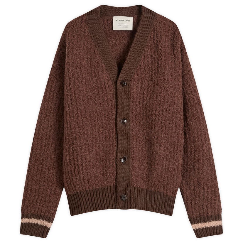 Villapaita A Kind of Guise A Kind of Guise Khuder Knit Cardigan Ruskea | 574-10541-144