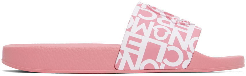 Tennarit ja kengät Moncler Embossed Slides "Pink" Vaaleanpunainen | I109B4C00060M3002, 0