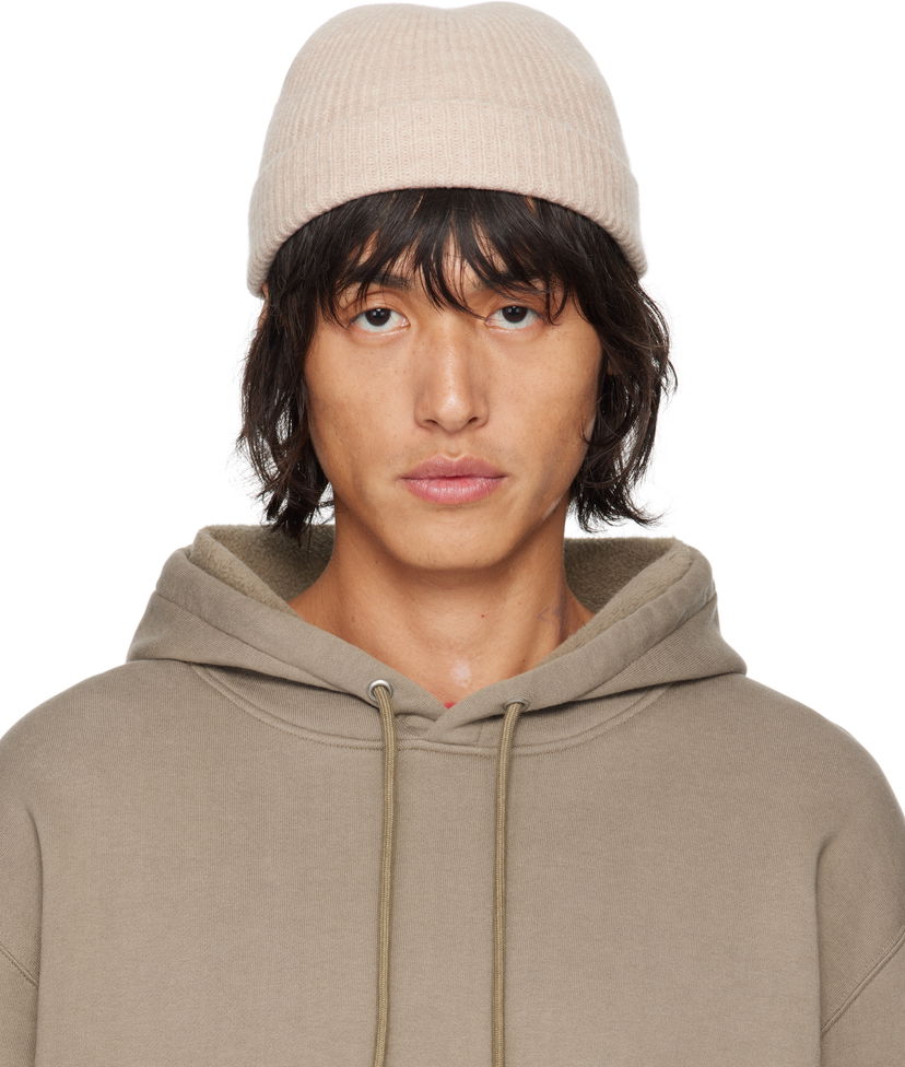 Pipo AURALEE Wool Soft Cord Knit Beanie Beige | A24AC07FL