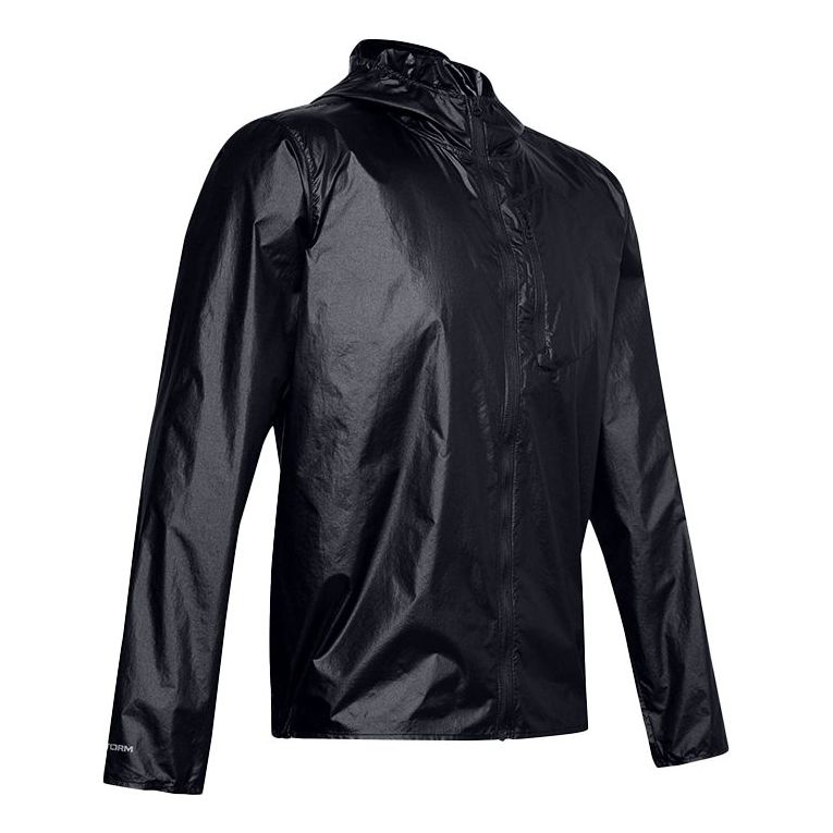 Tuulitakki Under Armour Men's OD Impasse Wind Jacket Musta | 1350943-001