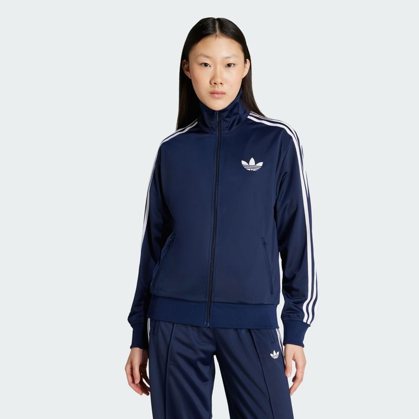 Verryttelypuku adidas Performance Adicolor Classic Firebird Loose Track Jacket Tummansininen | KD2523