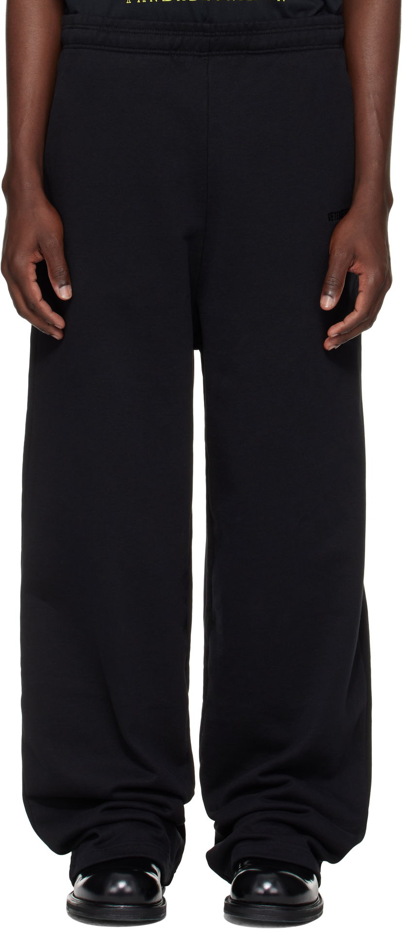 Verryttelyhousut VETEMENTS Vetements Logo Baggy Sweatpants Musta | UH76SP200B