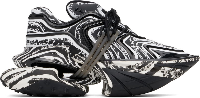 Tennarit ja kengät Balmain Balmain Unicorn Wave Musta | EM1VI362KRCT