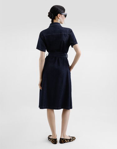 Mekko Dolce & Gabbana Dolce & Gabbana Silk Denim Shirt Dress Sininen | F6TMBDG8MR3S9001, 2