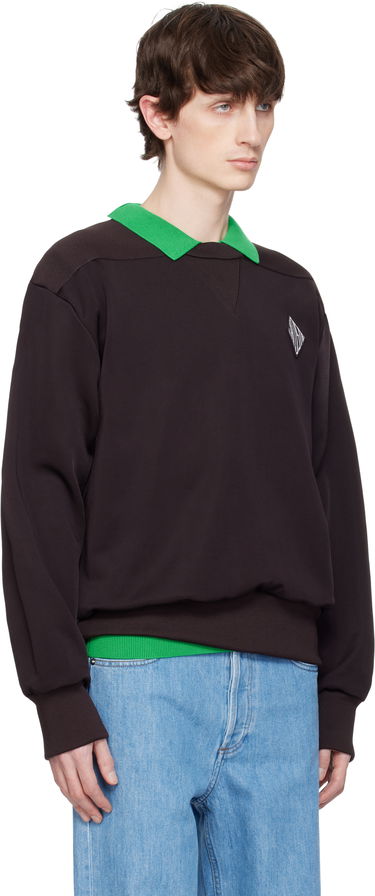 Villapaita Lacoste Lacoste Runway Badge Sweatshirt Ruskea | SH6761, 1