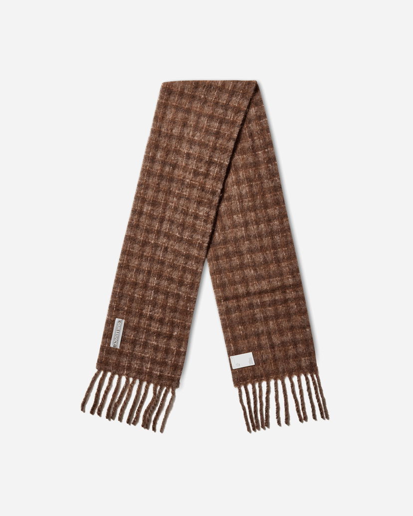 Huivi OUR LEGACY Our Legacy Estate Check Scarf Ruskea | A4258EBF 001