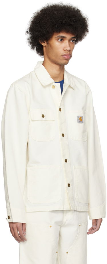 Takki Carhartt WIP Work Jacket Valkoinen | I031519, 1