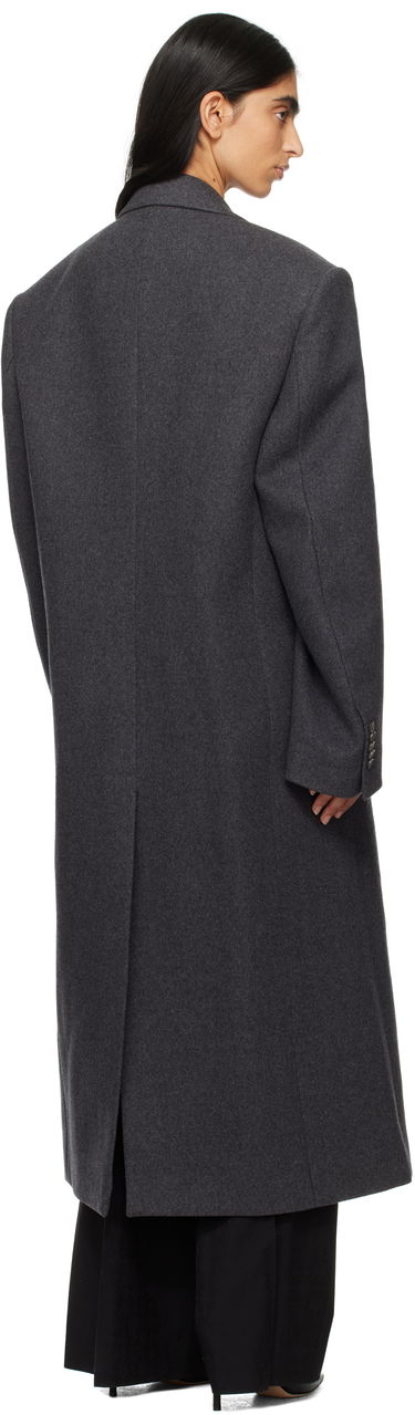 Takit WARDROBE.NYC Single Breasted Long Coat Harmaa | W4002F24WO, 2