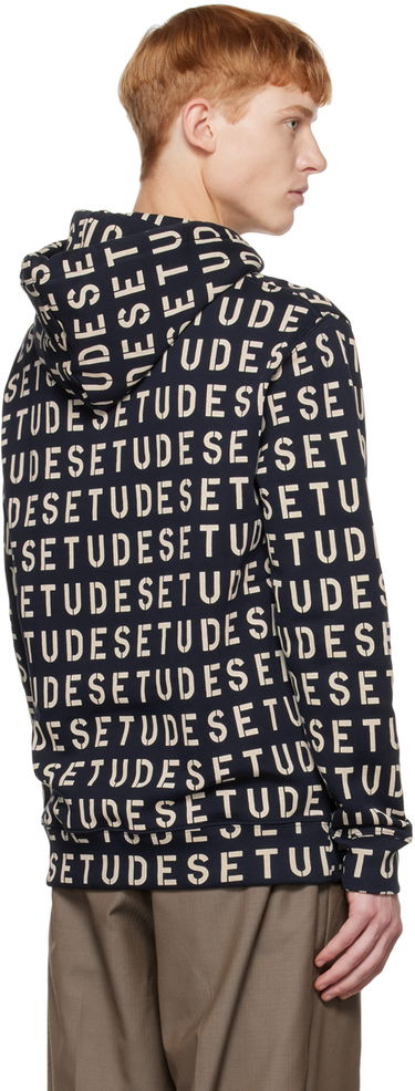 Huppari Études Stencil Allover Print Hoodie Sininen | H22MM264OC16DB, 2