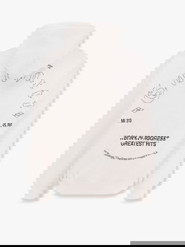 Huppari Carhartt WIP White Printed Hoodie Valkoinen | I03441600AXX, 1
