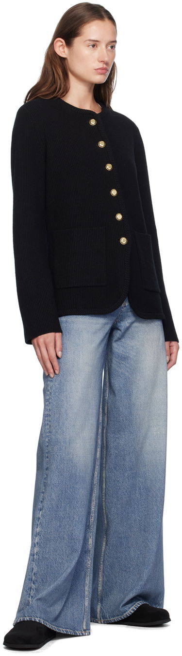 Villapaita rag & bone rag & bone Nancy Wool Cardigan Musta | WAS24F069US69, 3