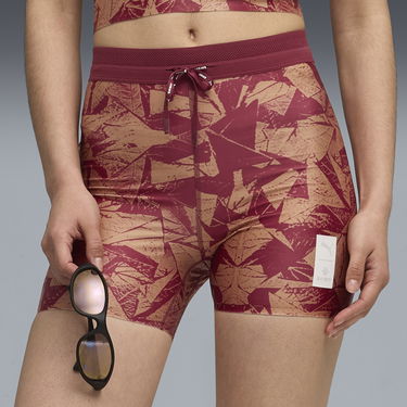 Shortsit Puma PUMA x SAYSKY Geometric Pattern Short Running Tights Burgundia | 527834_90, 2