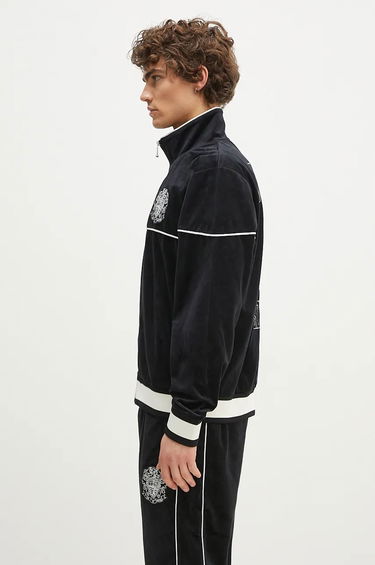 Huppari BILLIONAIRE BOYS CLUB Velour Track Top With Application Musta | B24342, 1