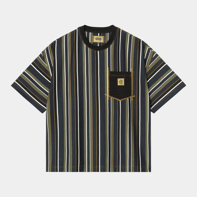 T-paita Carhartt WIP Nicholas Daley Stripes T-Shirt Monivärinen | I035274_6