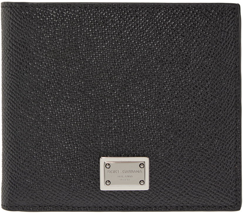 Lompakko Dolce & Gabbana Black Logo Tag Wallet Musta | BP1321AG219
