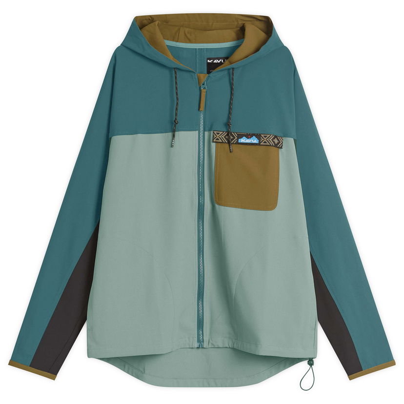 Huppari KAVU River Throwshirt Jacket Vihreä | 5245-2563