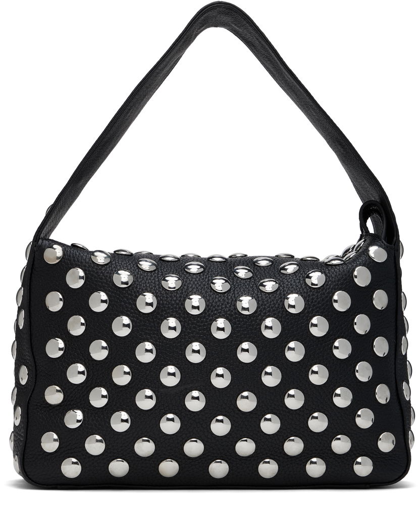 Käsilaukku Khaite KHAITE Elena Studded Shoulder Bag Musta | H2025-798