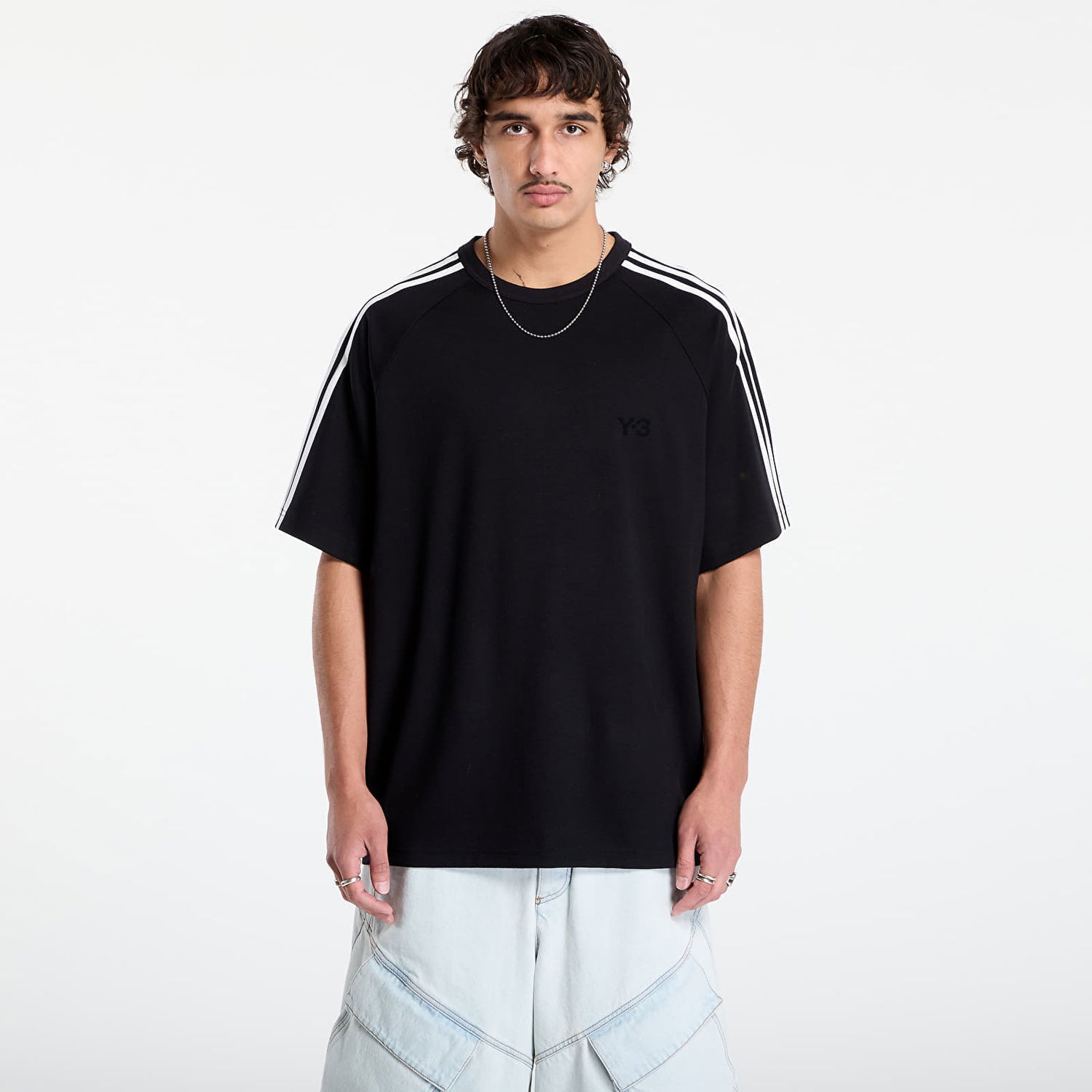 T-paita Y-3 Y-3 Wire T-Shirt Musta | JW7352, 0