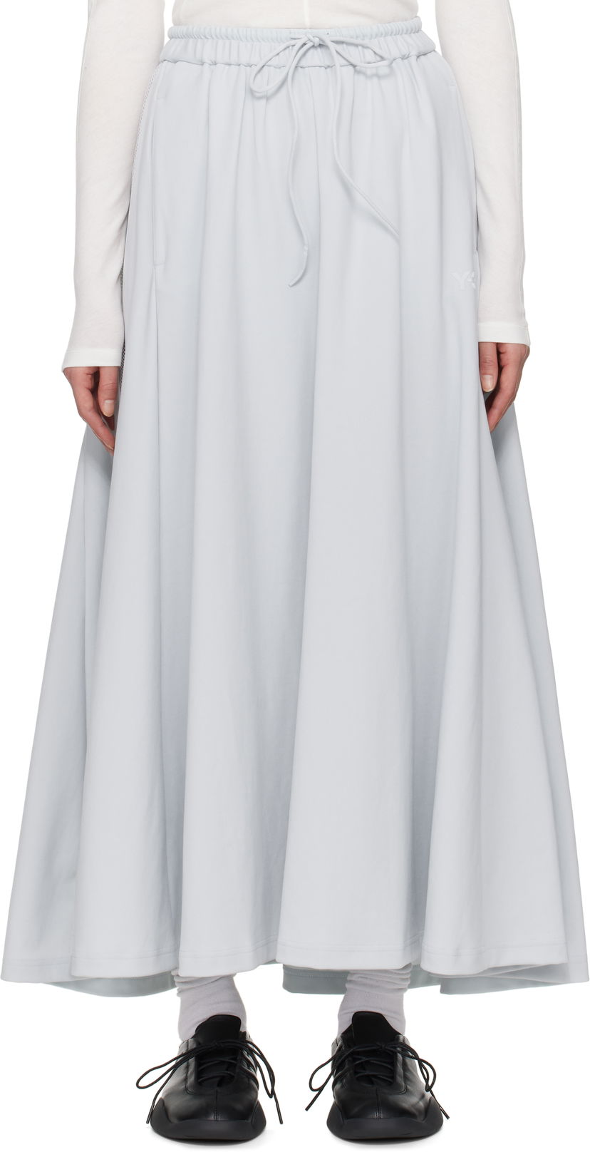Hame Y-3 Y-3 Track Maxi Skirt Harmaa | JL6673