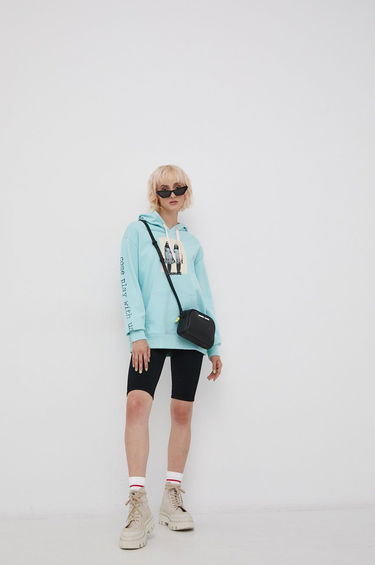 Huppari Vans The Shinin x Fleece Hoodie Turkoosi | VN0A53XIZPN1, 0