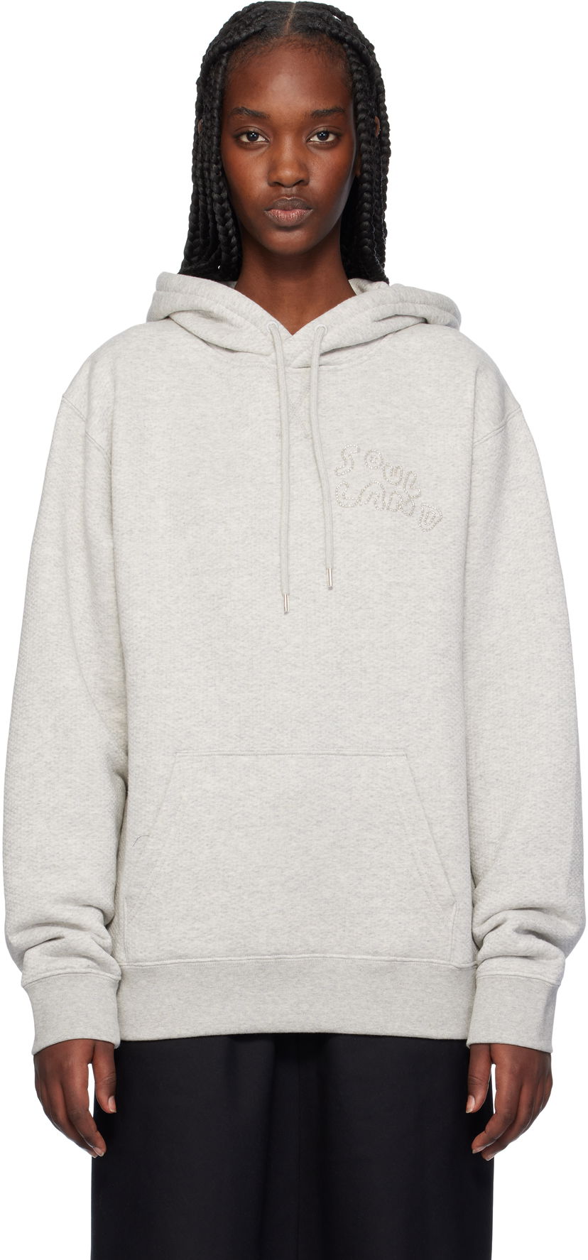 Huppari Soulland Grey Riko Hoodie Harmaa | 42016-1264