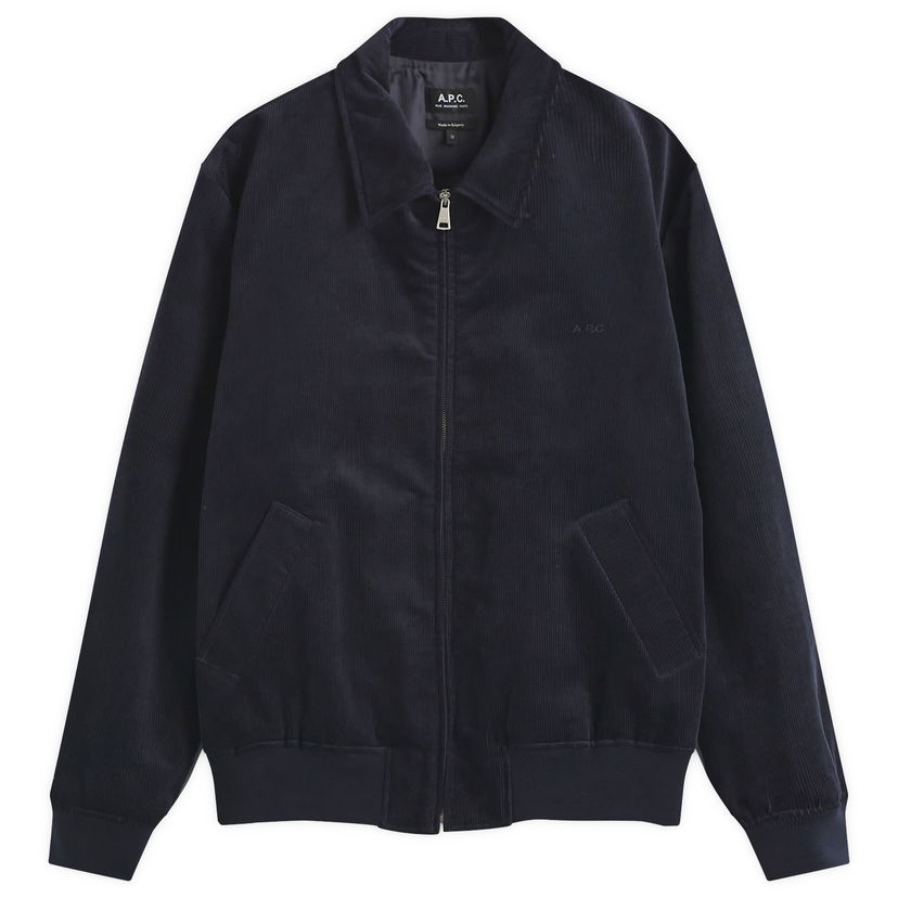 Bomber-takki A.P.C. Corduroy Jacket Tummansininen | COHHO-H02706-IAU