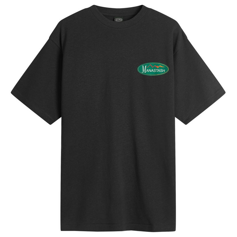 T-paita Manastash Hemp Original Logo T-Shirt, Size Large Musta | 7925134003-010