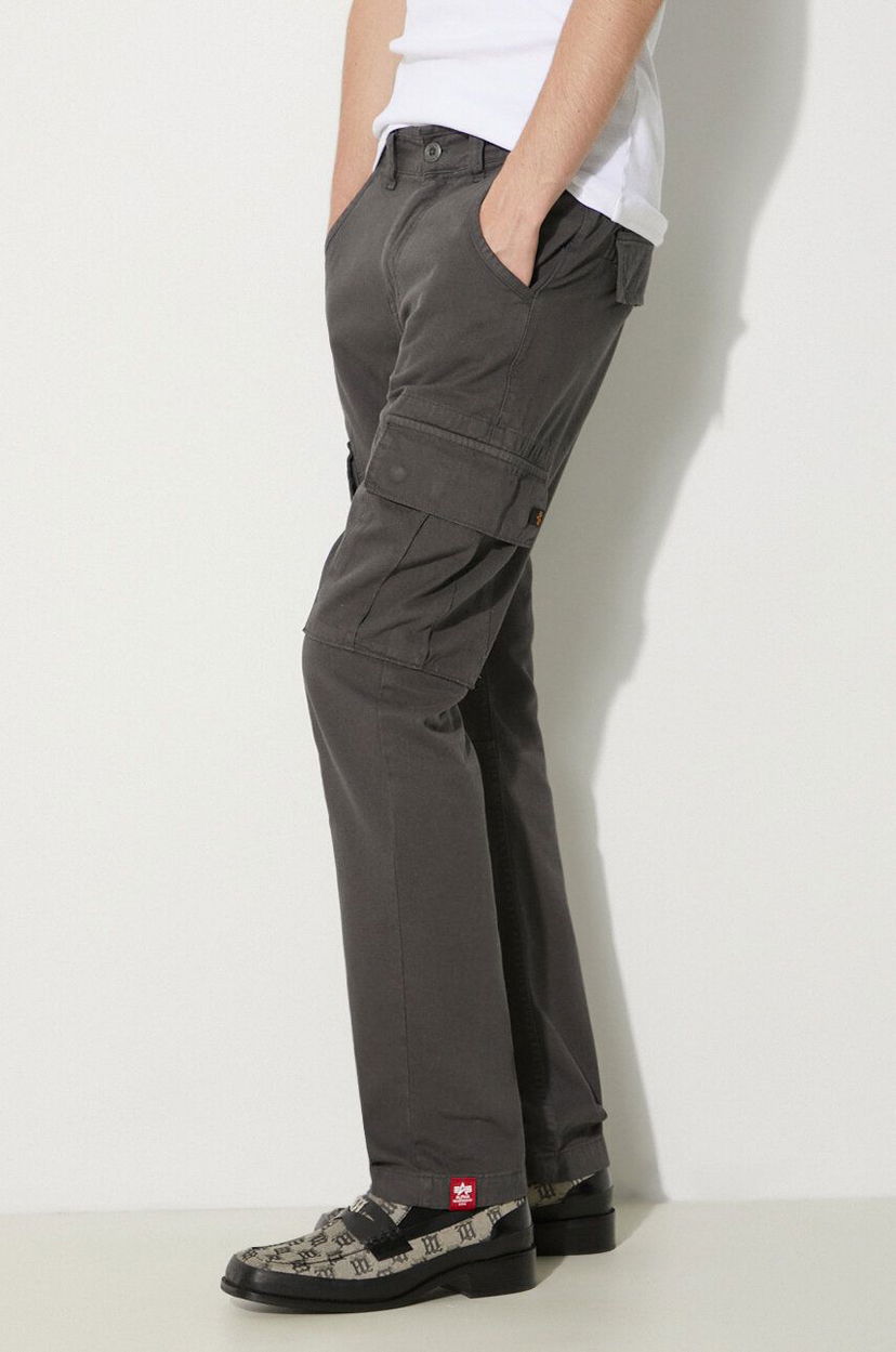 Cargo housut Alpha Industries Agent Cargo Pants Harmaa | 158205