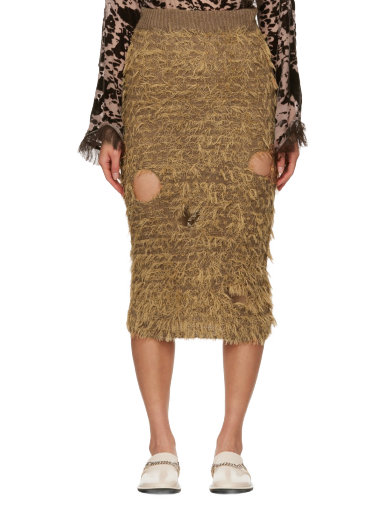 Hame Acne Studios Cutout Skirt Beige | AF0405-