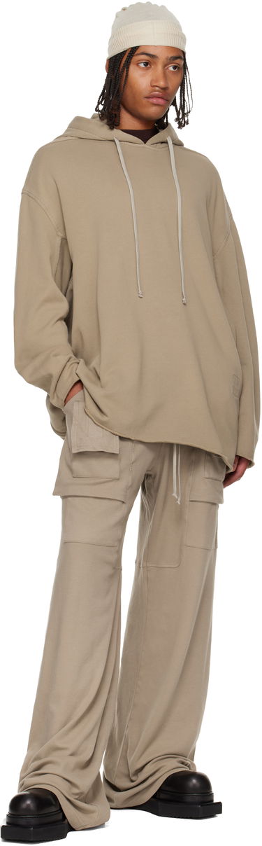 Huppari Rick Owens DRKSHDW Concordians Peter Hoodie Beige | DU02E7280 FP, 3