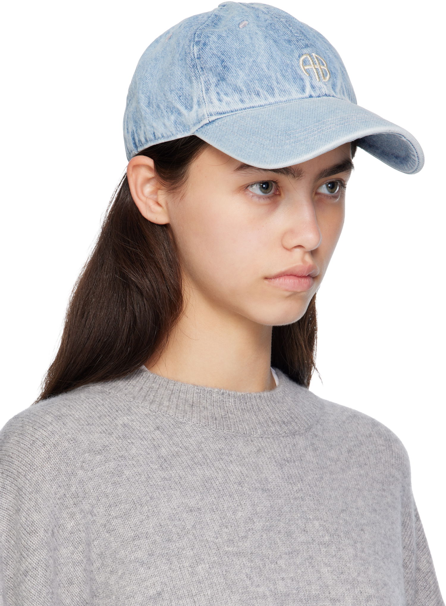 Korkki Anine Bing Anine Bing Jeremy Denim Baseball Cap Sininen | A-12-11407-WHD24, 1