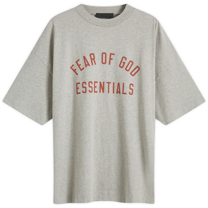 T-paita Fear of God Essentials Jersey Crewneck T-Shirt Harmaa | 125BT244191F