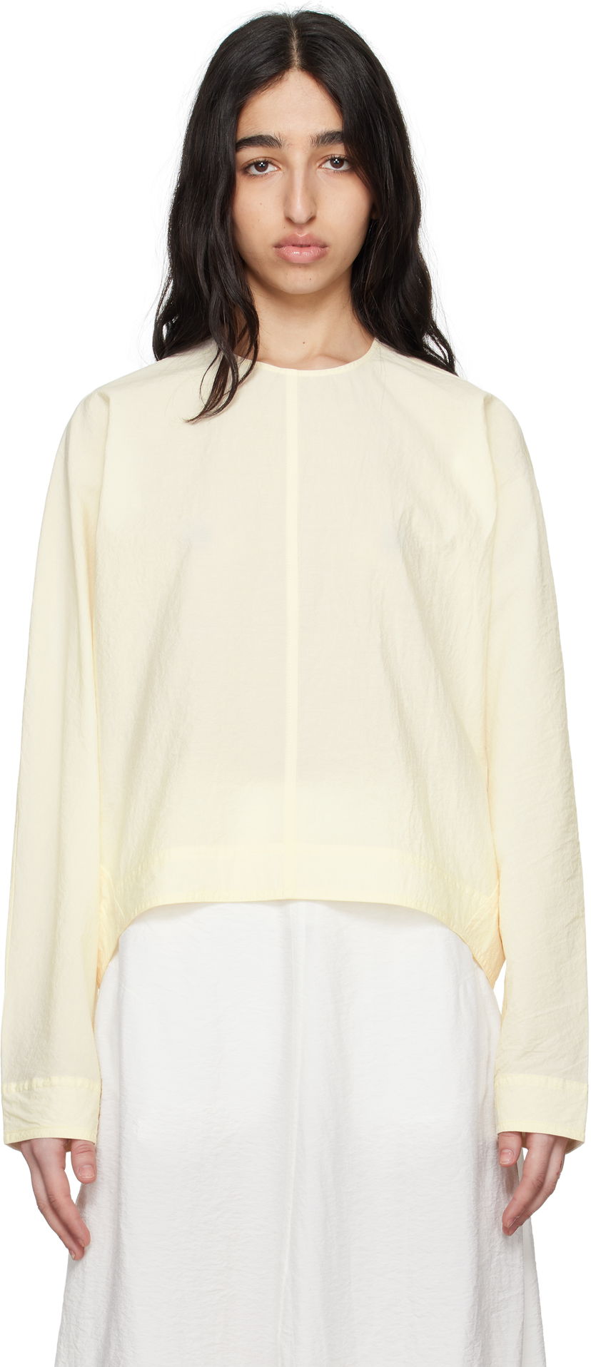 Villapaita TOTEME TOTEME Batwing Top Keltainen | 252-WRT0431-FB0375
