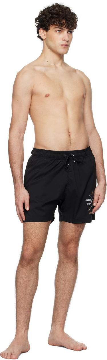 Uimapuvut AMIRI 'Pool Cue' Print Swim Shorts Musta | AMSWTK1026, 3
