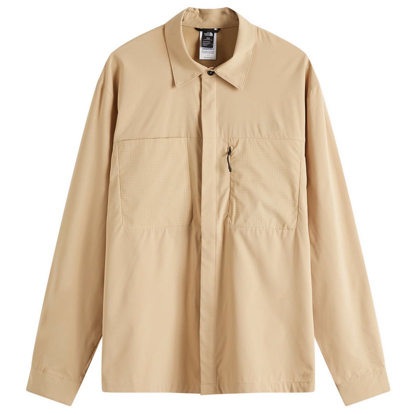 Paita The North Face Long Sleeve Lightrange Shirt, Size Small Beige | NF0A8B53LK5