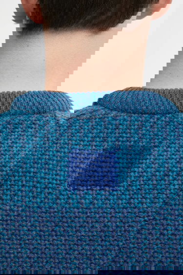 Villapaita Barbour Barbour x Paul Smith Saddle Striped Wool Crewneck Sweater Monivärinen | MKN1696BU91, 3